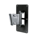 K&M 24481 Wall Mount Speaker Bracket w/30° Tilt (Black)