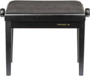 Proel PB90VSBBK Professional Wooden Keyboard Bench With Velvet Seat (Black Matte)