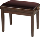 Proel PB90VBWBR Professional Wooden Keyboard Bench With Velvet Seat (Walnut Polished)