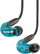 Shure SE215-SPE Écouteurs à isolation sonore édition spéciale avec câble détachable de 3,5 mm Bleu
