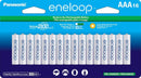 Panasonic Eneloop BK4MCCA16FA AAA 2100 Cycle Ni-MH Pre-Charged Rechargeable Batteries