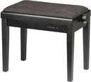Proel PB90VSBBK Professional Wooden Keyboard Bench With Velvet Seat (Black Matte)