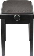 Proel PB90VSBBK Professional Wooden Keyboard Bench With Velvet Seat (Black Matte)