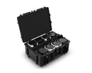 CHAUVET DJ Freedom Charge 8P Pelican-Style Charging Transport Case for Freedom Par Q9 and H9 IP (Black)