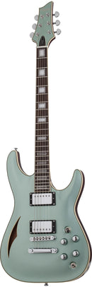 Guitare électrique semi-hollowbody Schecter C-1 E/A CLASSIC (Satin Vintage Pelham Blue)
