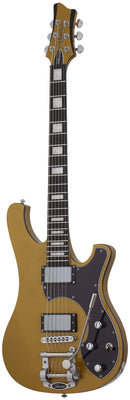 Schecter STARGAZER-6 VIBRATO Electric Guitar (Metallic Gold)
