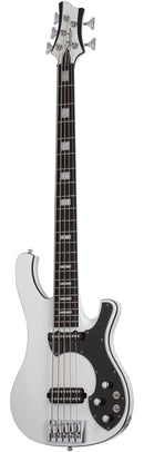 Schecter STARGAZER-5 5-String Electric Bass (Gloss White)