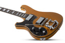 Guitare électrique pour gaucher Schecter STARGAZER-6 VIBRATO (Metallic Gold)