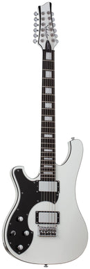 Schecter STARGAZER-12 12-String Left-Handed Electric Guitar (Gloss White)