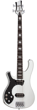 Schecter STARGAZER-4 Left-Handed Electric Bass (Gloss White)
