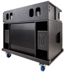 BASSBOSS SUBLIM8 Powered Column PA System (Black)