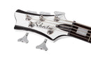 Basse électrique pour gaucher 5 cordes Schecter STARGAZER-5 (Gloss White)
