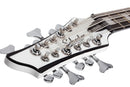 Basse électrique 12 cordes pour gaucher Schecter STARGAZER-12 (Gloss White)