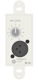 Cloud Electronics M-1DW Mic Level Active Input Plate (White)