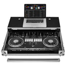 Odyssey FZGSDDJREV7W Flight Case Glide Style pour contrôleur Pioneer DDJ-REV7 avec roulettes et plate-forme pour ordinateur portable