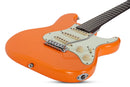 Schecter NICK JOHNSTON TRAD-USA "WEMBLEY" Electric Guitar (Atomic Orange Nitro)