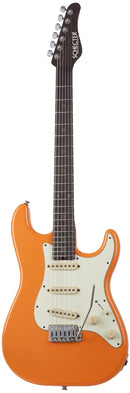 Schecter NICK JOHNSTON TRAD-USA "WEMBLEY" Electric Guitar (Atomic Orange Nitro)
