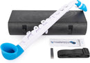 Nuvo N520JWBL jSax Plastic Curved Starter Saxophone V2 (White/Blue)