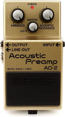 Pédale de préampli acoustique Boss AD-2