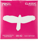 PRS Classic Electric Guitar Strings - Super Light .009 - .042