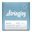 Cordes de guitare électrique Stringjoy SJ-OR1048, équilibrées et légères - 10-48