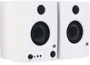 Moniteurs de studio Bluetooth amplifiés PreSonus ERIS 3.5BT 2e génération (blancs, paire) - 3,5 pouces