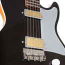 Harmony JUPITER THINLINE Semi Hollow-Body Electric Guitar (Space Black)