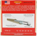 Cordes de guitare acoustique DR Handmade Strings VTA-12-6PK Veritas (bronze phosphoreux, paquet de 6) - .012-.054 Light