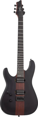Guitare électrique pour gaucher Schecter C-1 ROB SCALLON (Satin Dark Roast)
