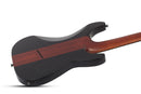 Guitare électrique pour gaucher à 7 cordes Schecter C-7 MULTISCALE ROB SCALLON (Satin Dark Roast)