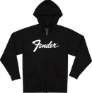 Sweat à capuche zippé Fender Transition Logo (noir) - Taille L
