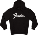 Sweat à capuche Fender avec logo et date au dos (noir) - Taille L