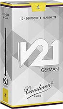 Vandoren CR864 V21 German Clarinet Reeds 4 Strength (Box of 10)