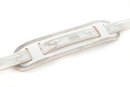 Sangle de guitare en cuir repoussé VINTAGE Gretsch Guitars (Blanc)