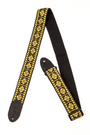 Gretsch Guitars G BRAND Strap Diamond Black Ends (Black)