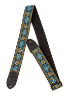 Gretsch Guitars G BRAND Strap Blue/Orange Black Ends