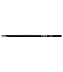 Baguettes de batterie Vic Firth N5BNB NOVA à embouts en nylon (noires) - 5B