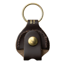 Levy A81C-DBR-LEVY Drum Key/Pick Holder Keychain (Dark Brown)