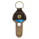 Levy A81C-DBR-LEVY Drum Key/Pick Holder Keychain (Dark Brown)