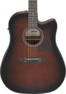Guitare acoustique Ibanez AAD51CEDVS Advance Acoustic Series (Dark Violin Sunburst brillant)