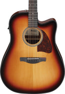 Ibanez AAD51CESB Advanced Acoustic Series Acoustic Guitar(Sunburst High Gloss)