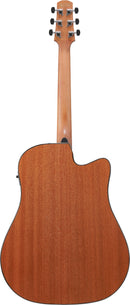 Guitare acoustique Ibanez AAD51LCEDVS Advanced Acoustic Series pour gaucher (Dark Violin Sunburst brillant)