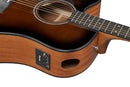 Guitare acoustique Ibanez AAD51LCEDVS Advanced Acoustic Series pour gaucher (Dark Violin Sunburst brillant)