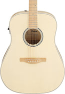 Guitare acoustique Ibanez AAD77M1EOAW Advance Acoustic Series (blanc antique à pores ouverts)