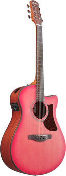 Guitare électro-acoustique Ibanez AAM50CECRO (Coral Red Burst Open Pore)
