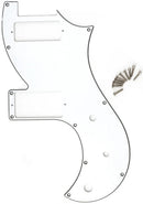 Pickguard pour guitare électrique PRS S2 VELA (Blanc/Noir/Blanc)