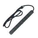 Lowell ACS-1506-WW Power Strip with 6 15A Outlets Wall Wart Spacing