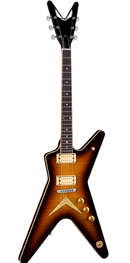 Dean Guitars USA PATENTS PENDING ML Flame Top Electric Guitar (Trans Brazilia)