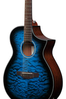 Ibanez AEWC16QATLH Acoustic Guitar (Transparent Blue Sunburst High Gloss)