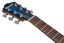 Ibanez AEWC16QATLH Acoustic Guitar (Transparent Blue Sunburst High Gloss)